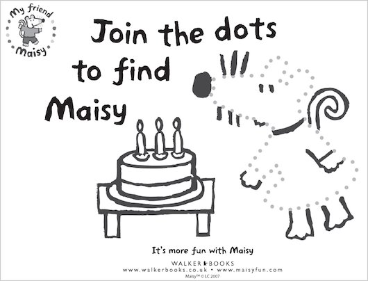 Dot-to-dot with Maisy