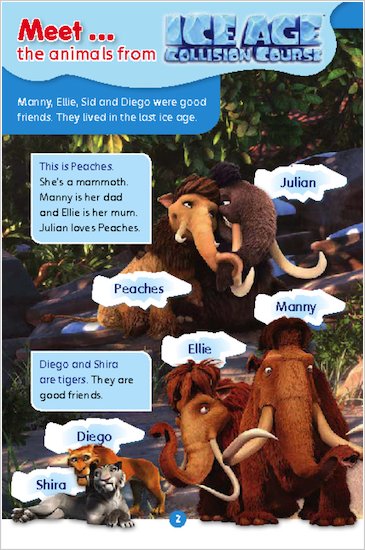 Ice Age: Collision Course sample meet page
