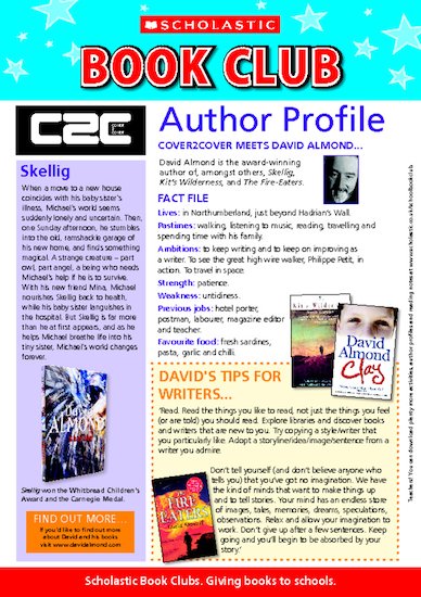 David Almond Author Profile