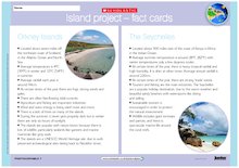 Island project – activity sheets