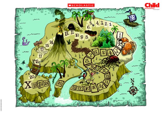 Treasure Island Map - poster