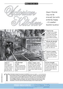 Through the keyhole: Victorian kitchen – sheet