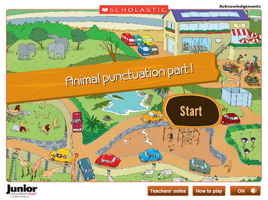 Animal punctuation - interactive