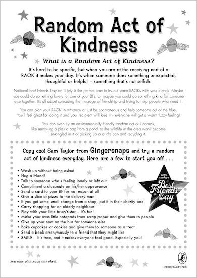 Cathy Cassidy Random Acts of Kindness