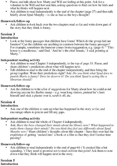 Legend of Spud Murphy Teacher's Notes Page 2