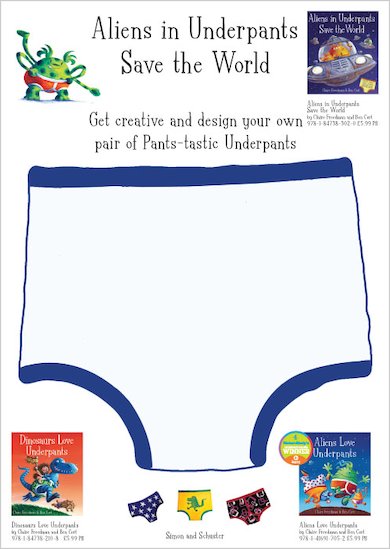 Design Aliens in Underpants Save the World underpants