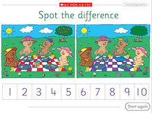 Spot the difference – interactive game
