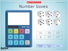 Number boxes game – interactive