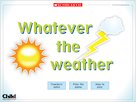 Whatever the weather interactive game