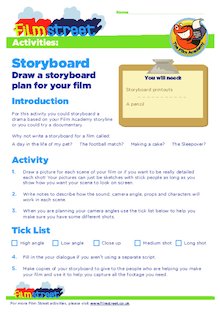 Make a movie – storyboard templates