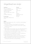 Gingerbread men recipe (1 page)