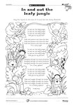In and out the leafy jungle (1 page)