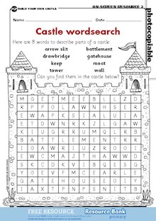 Castle wordsearch