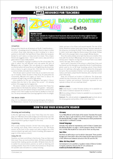 Zoey 101 Resource Sheets and Answers