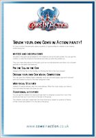 Cows in Action Party Plan