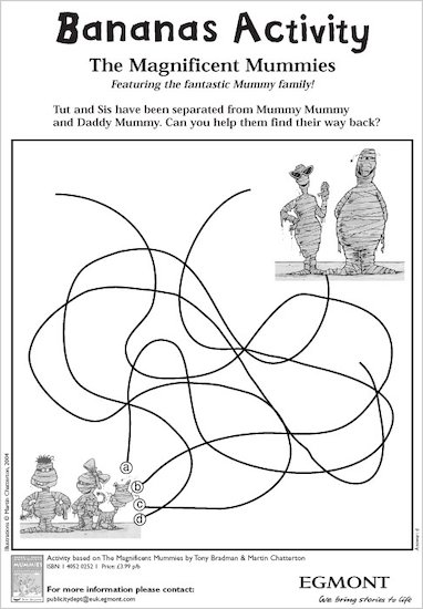 Mummy Family Maze