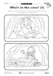 Imaginary worlds: Who's in the cave? 1 (1 page)