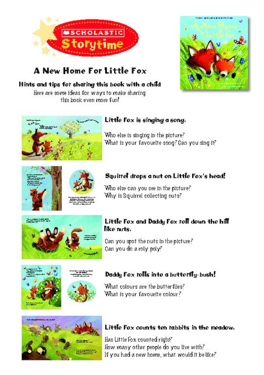 Storytime Notes: A New Home for Little Fox
