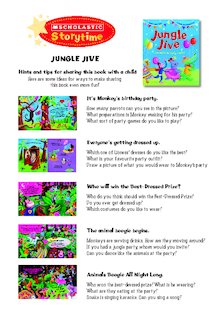 Storytime Notes: Jungle Jive