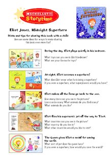 Storytime Notes: Eliot Jones, Midnight Superhero