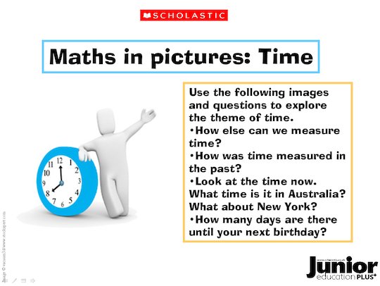 Maths in pictures: Time