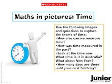 Maths in pictures: Time