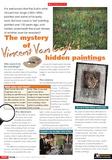 Vincent Van Gogh’s hidden paintings – fact sheet