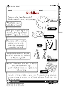 Solving and writing riddles