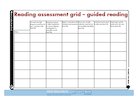 Reading assessment grid – guided reading