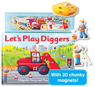 Let's Play Diggers: Magnet Book