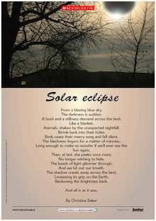 ‘Solar eclipse’ poem