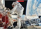 Astronaut photo poster