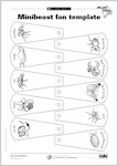Minibeasts activity sheets (4 pages)