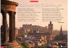 ‘Address to Edinburgh’ poem by Robert Burns