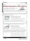 Percy the Pirate – Preparing poems