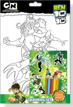 Ben 10 Colouring Set