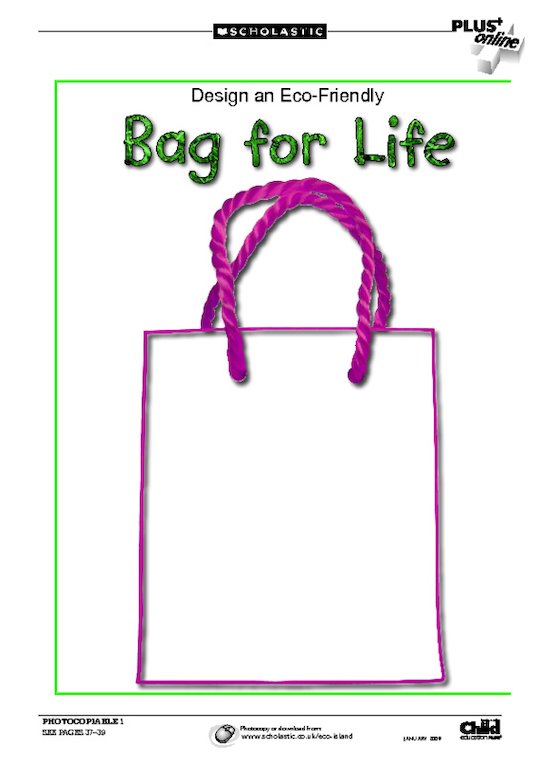 Design an eco-friendly 'bag for life'