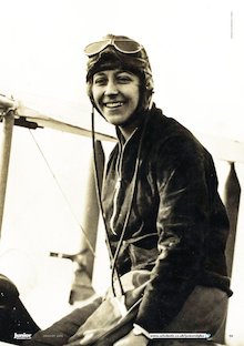 Aviation pioneer Amy Johnson – poster