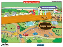 Grammar safari park – prepositions interactive