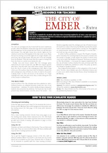The City of Ember: Resource Sheets & Answers - Mary Glasgow Magazines