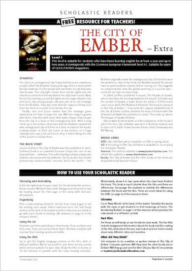 The City of Ember Resource Sheets & Answers