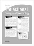 Inflectional endings and terminology (1 page)