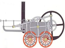 First self-propelling steam locomotive