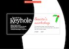 Through the keyhole: Santa’s workshop