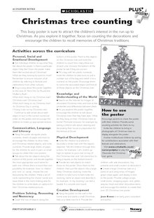Christmas tree counting – activities
