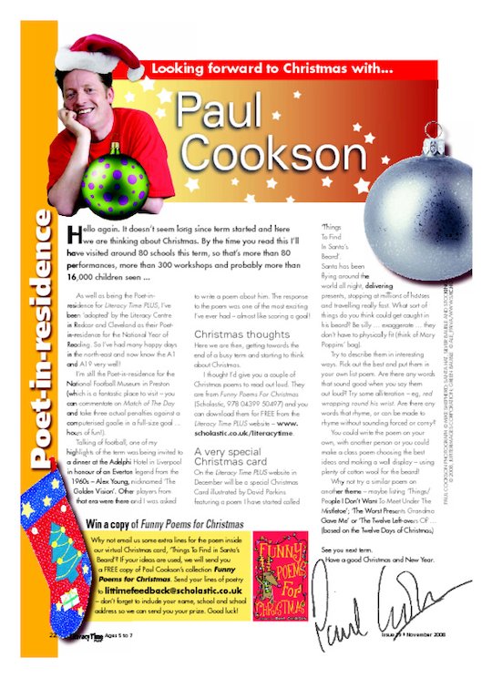 Paul Cookson - Christmas goodwill