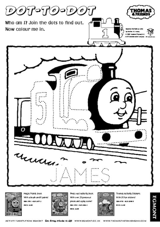 Thomas the Tank Engine - dot-to-dot