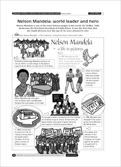 South Africa: Nelson Mandela: world leader and hero