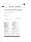 Mystery Activites! (2 pages)