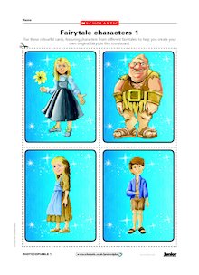 Once upon a time – character cards